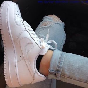White Air Force 1s